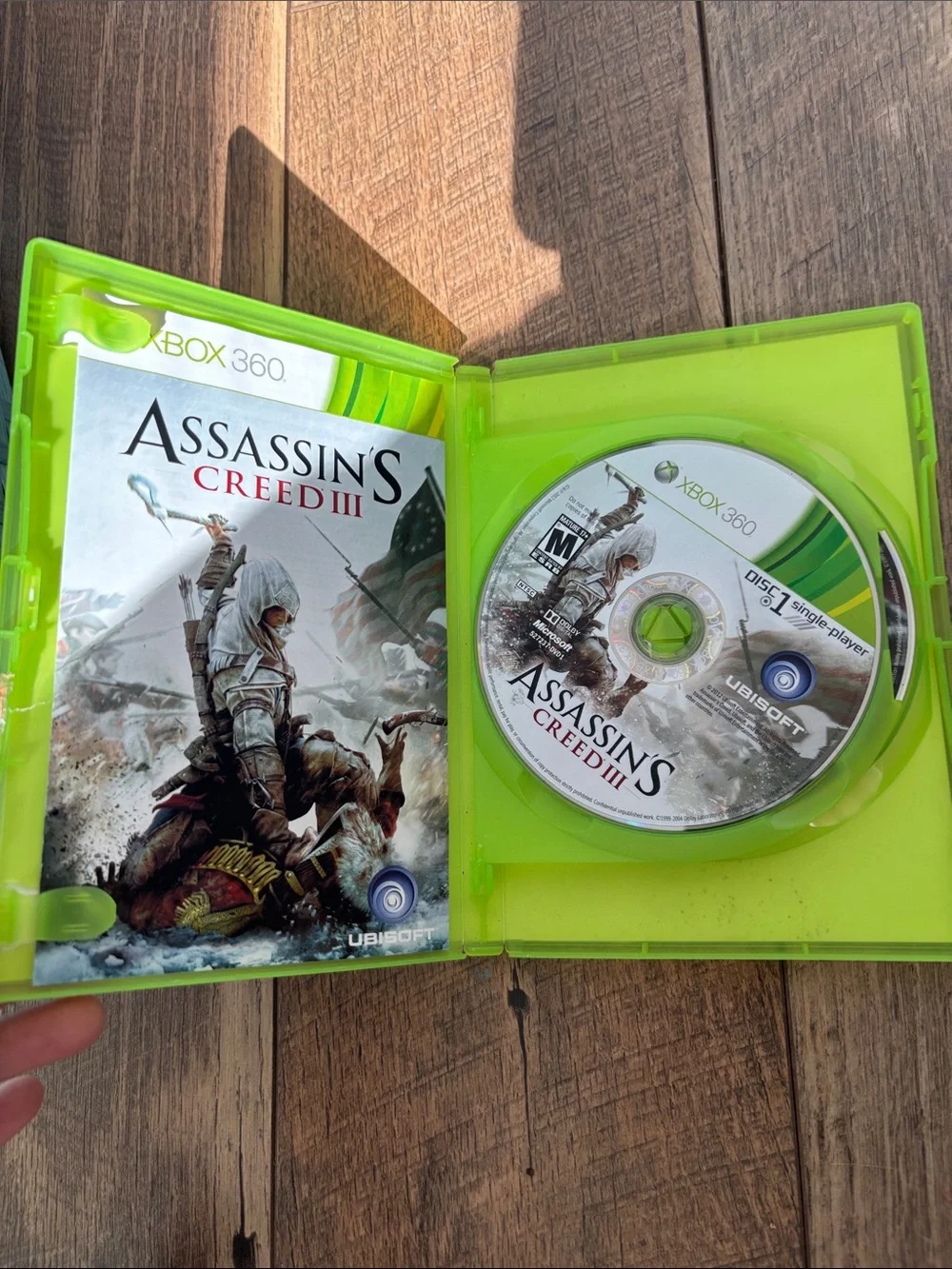 Assassin's Creed III (Xbox 360) - Green Case by